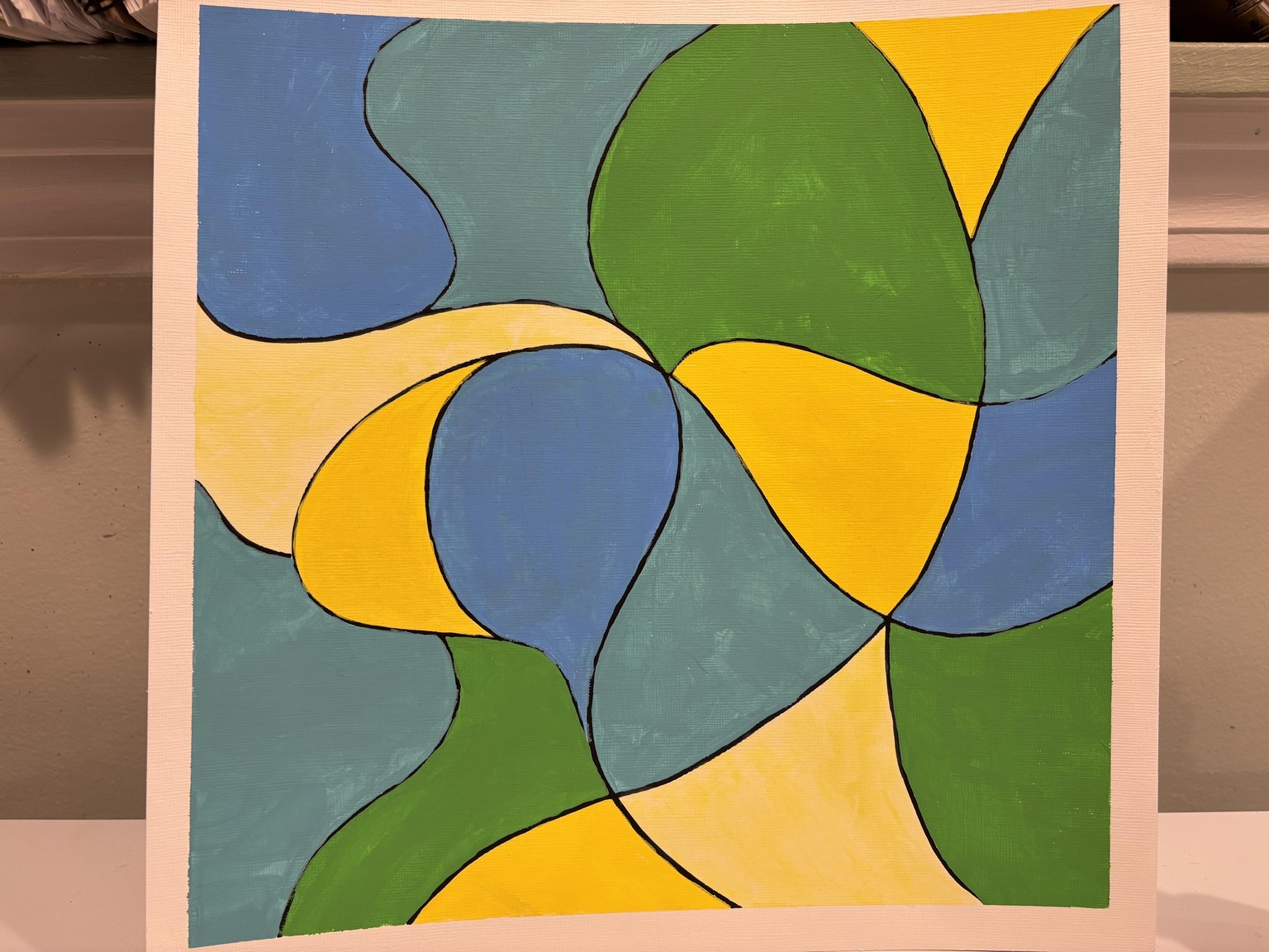 Acrylic abstract paintings - image 1 - student project