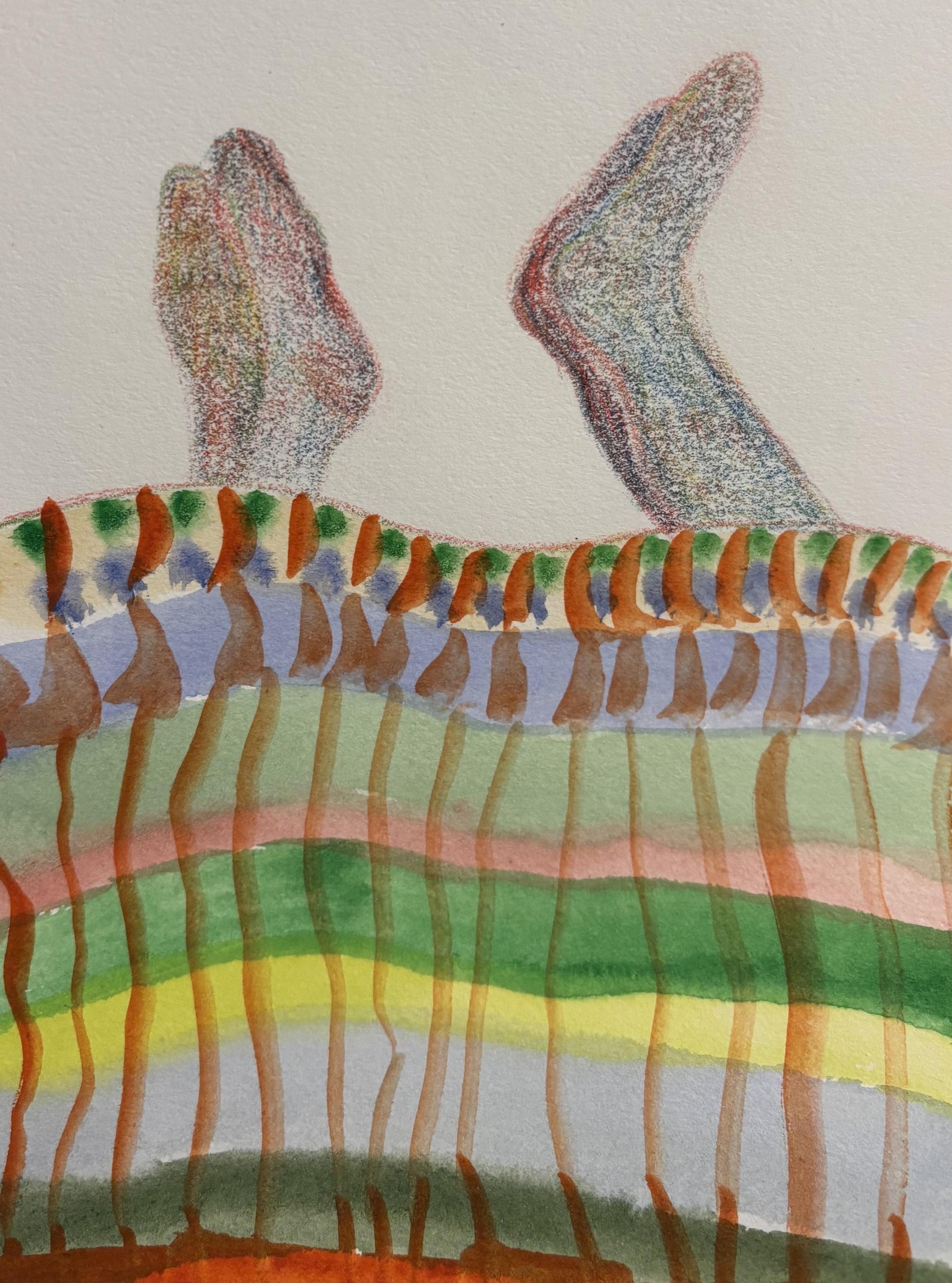 Advent watercolor paintings with Yana - image 3 - student project