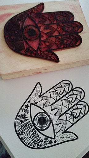 Letterboxing Stamp - image 4 - student project
