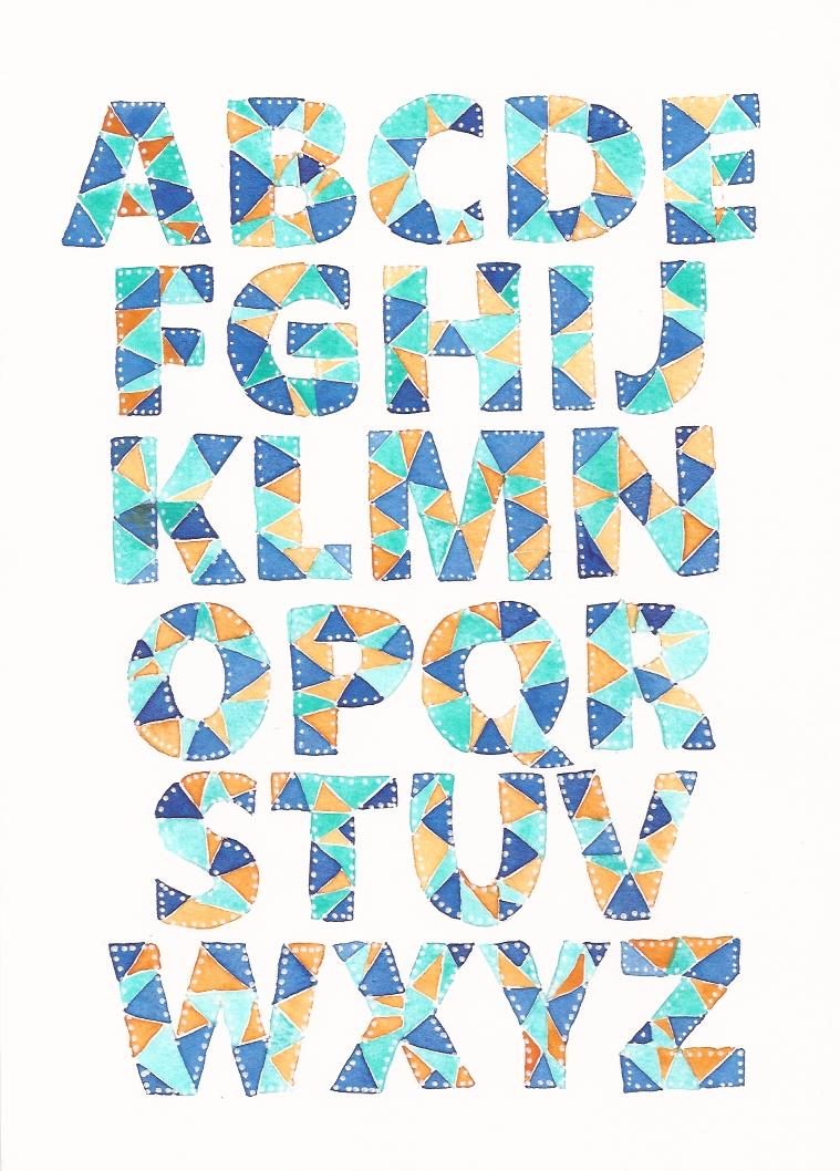 Alphabets sample projects - image 3 - student project