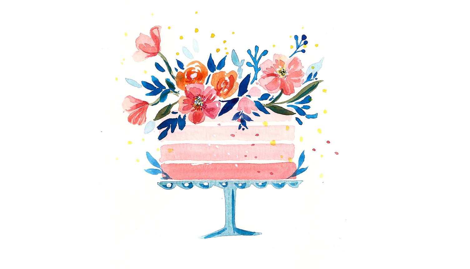 Watercolor Cakes (Sample Project) - image 2 - student project