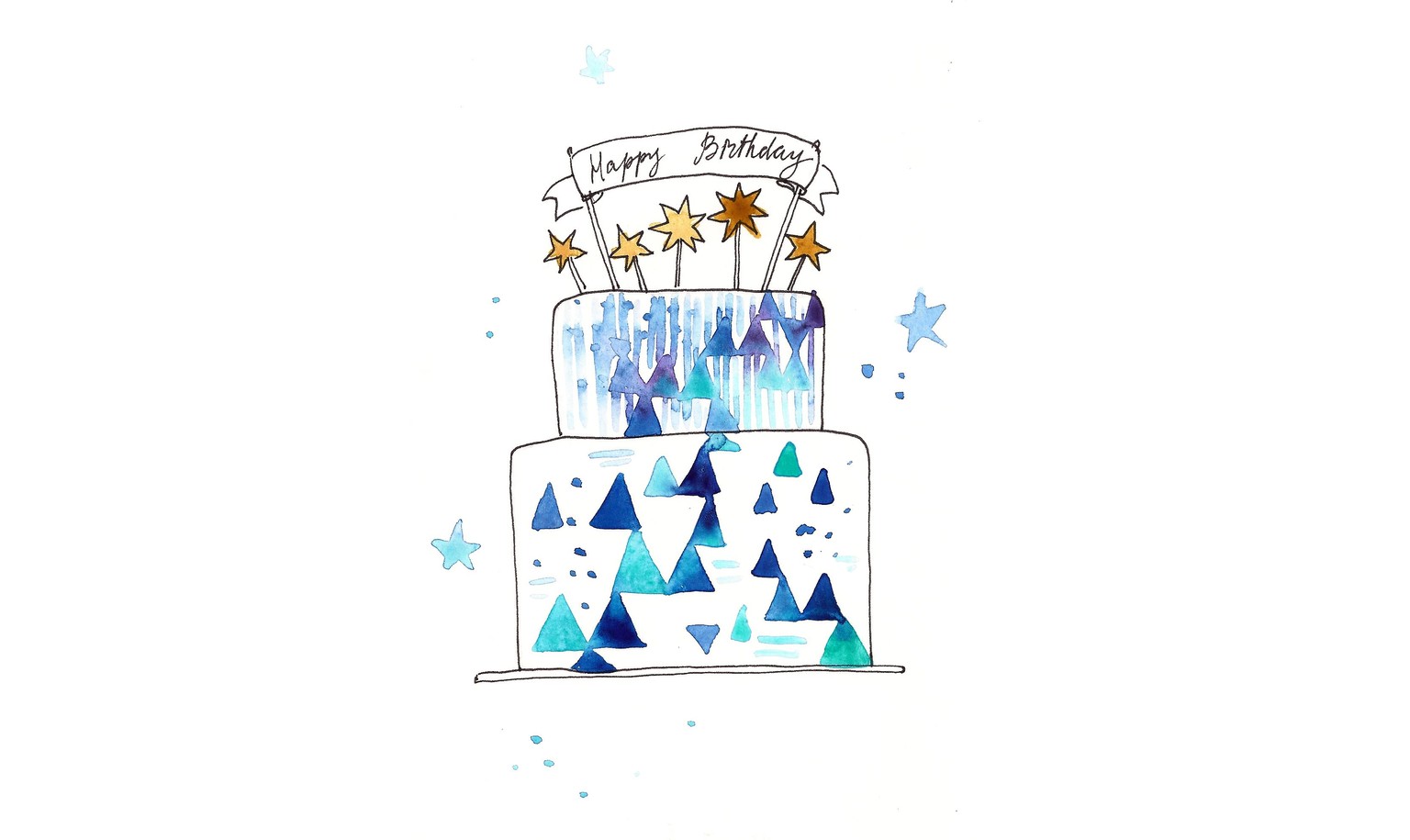Watercolor Cakes (Sample Project) - image 4 - student project
