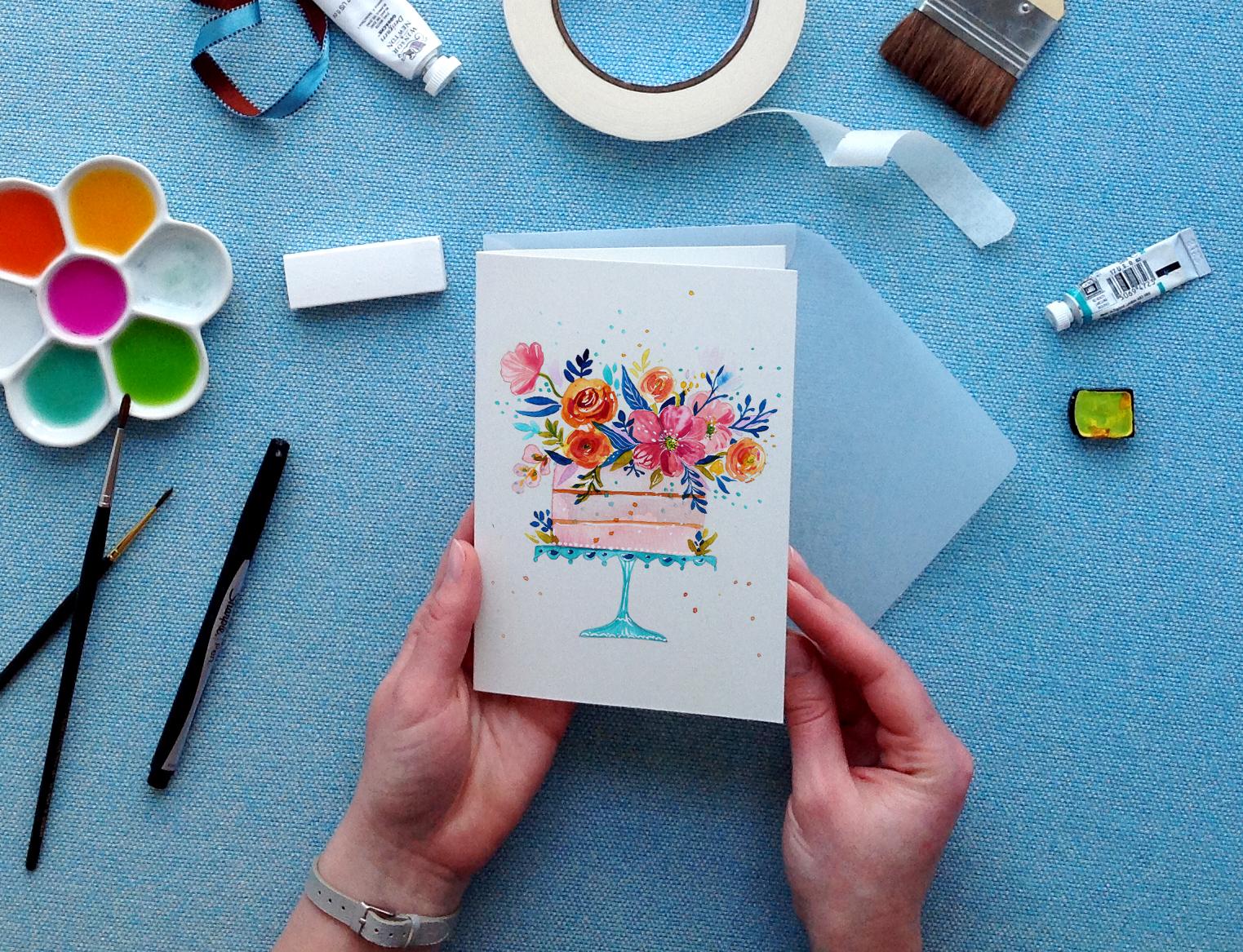 Watercolor Cakes (Sample Project) - image 1 - student project
