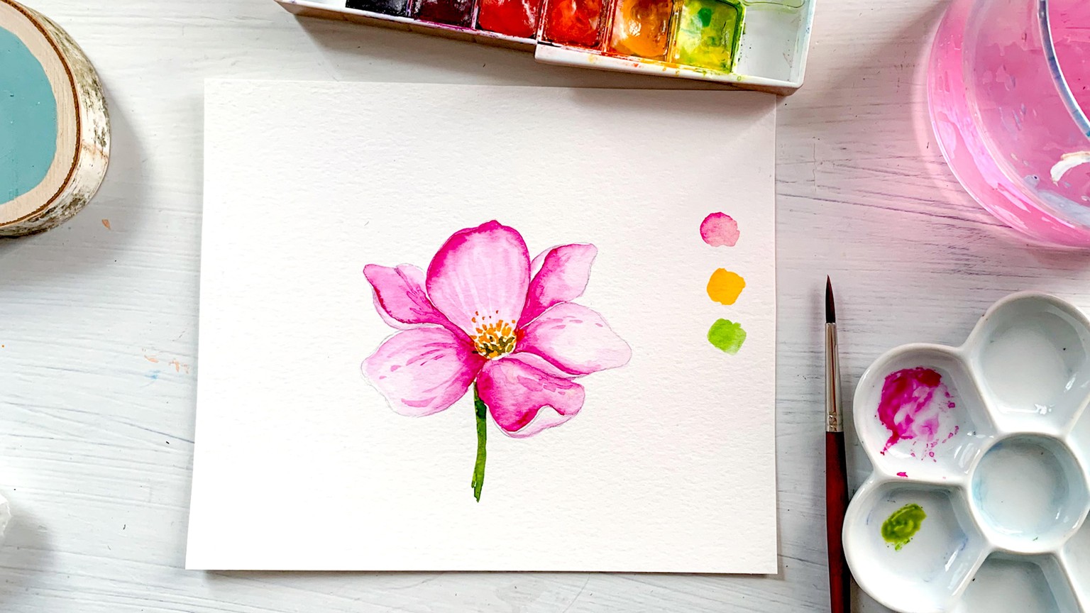 (Sample Project) Painting Petals - image 1 - student project