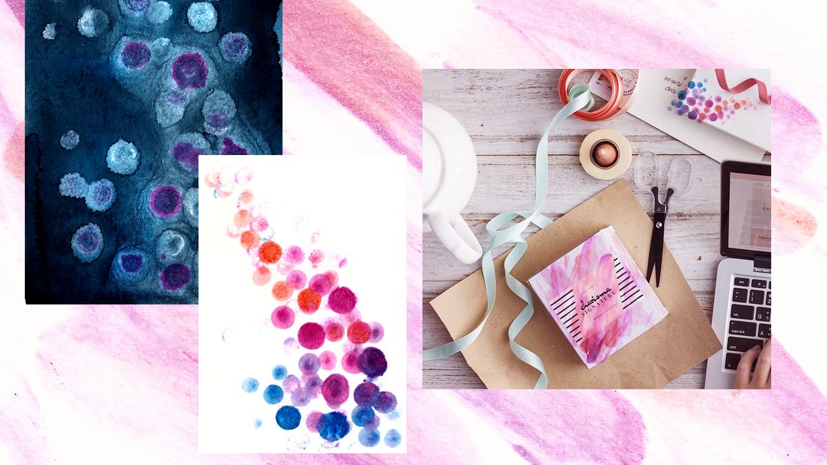 Stunning Watercolor Textures {Sample Project} - image 3 - student project