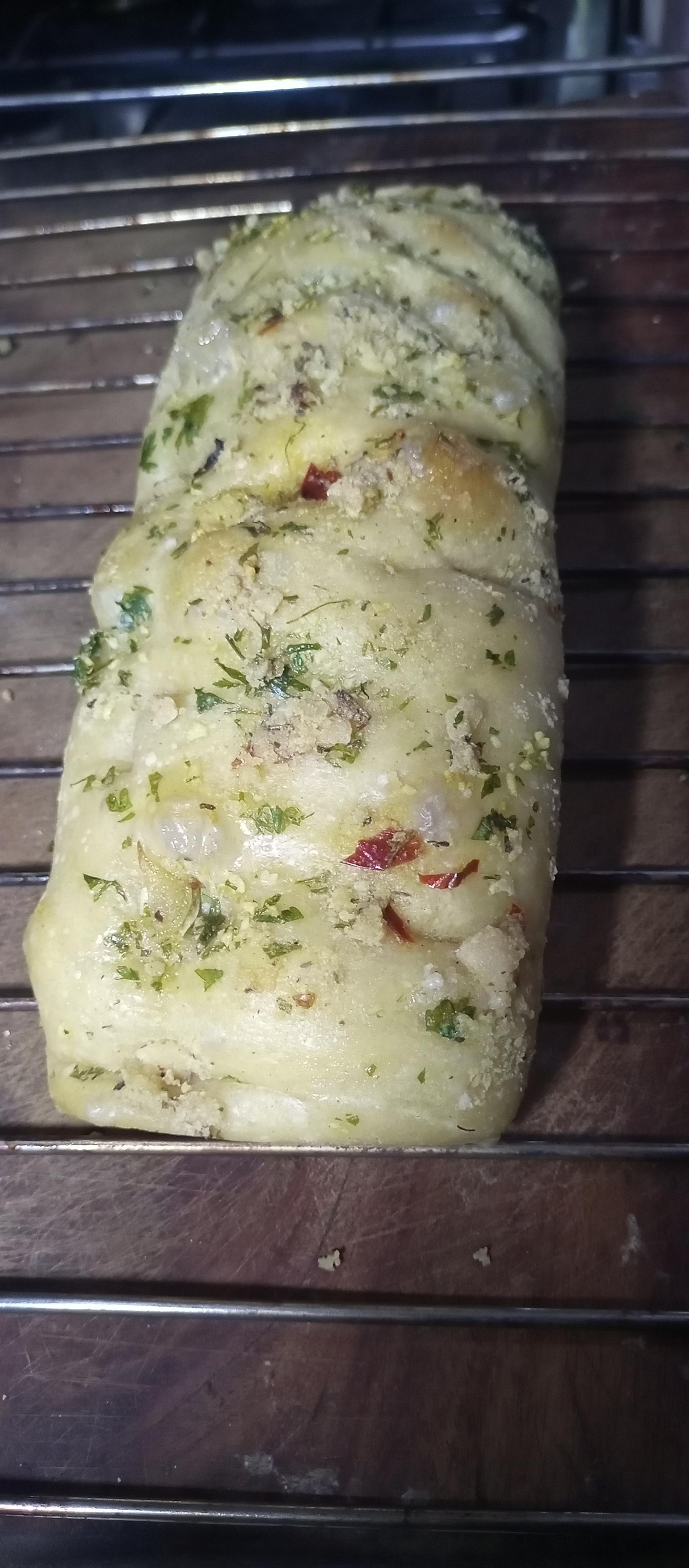 First Focaccia( a bit salty but really pretty(ง •_•)ง ) - image 1 - student project