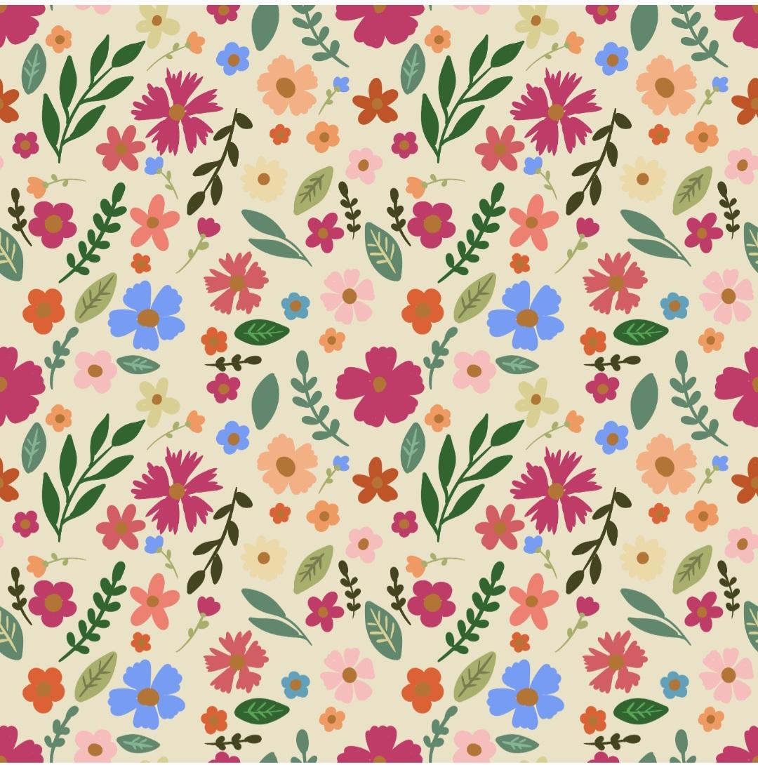 Floral Repeat Pattern - image 1 - student project