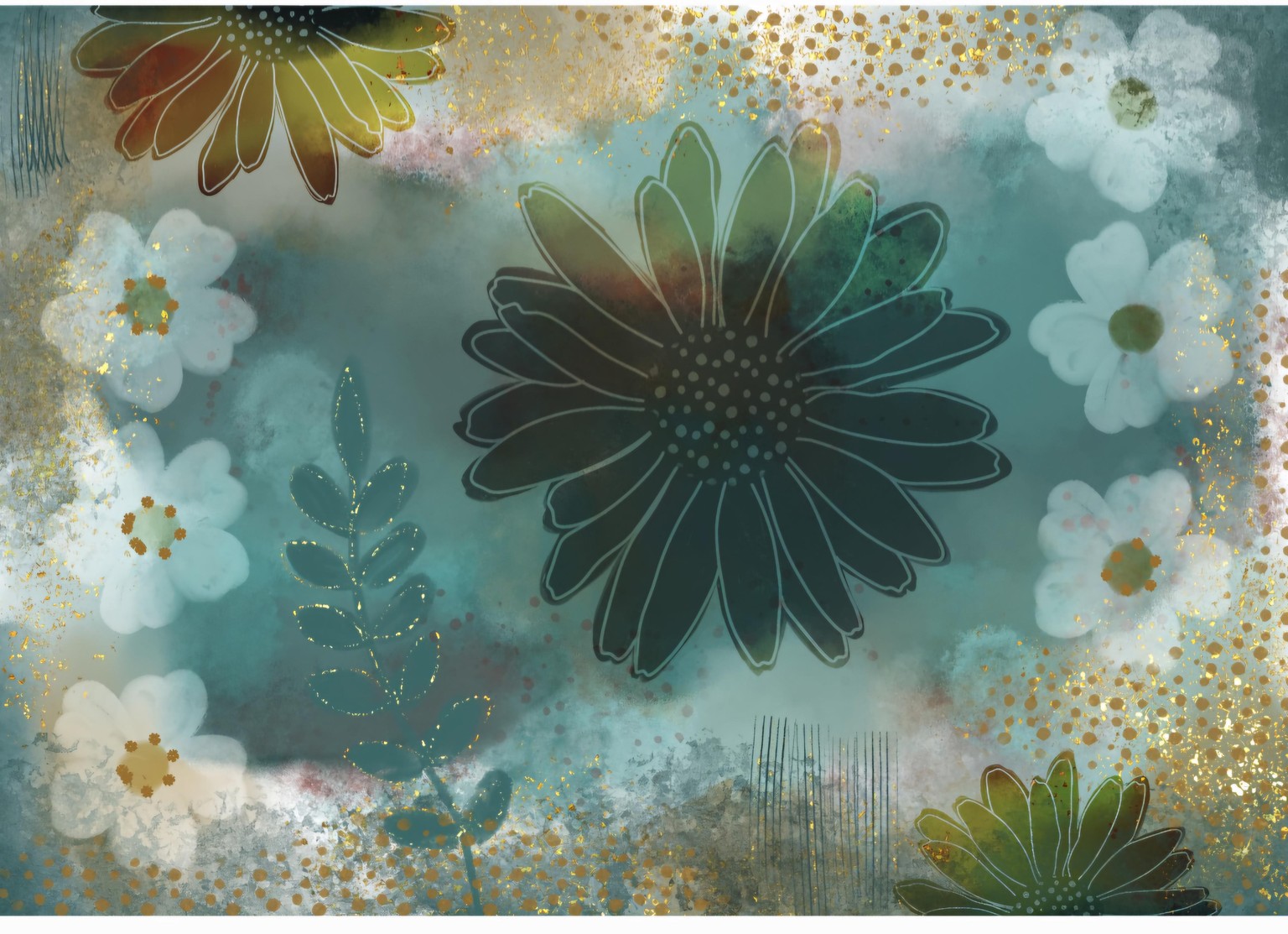 Abstract floral - image 3 - student project