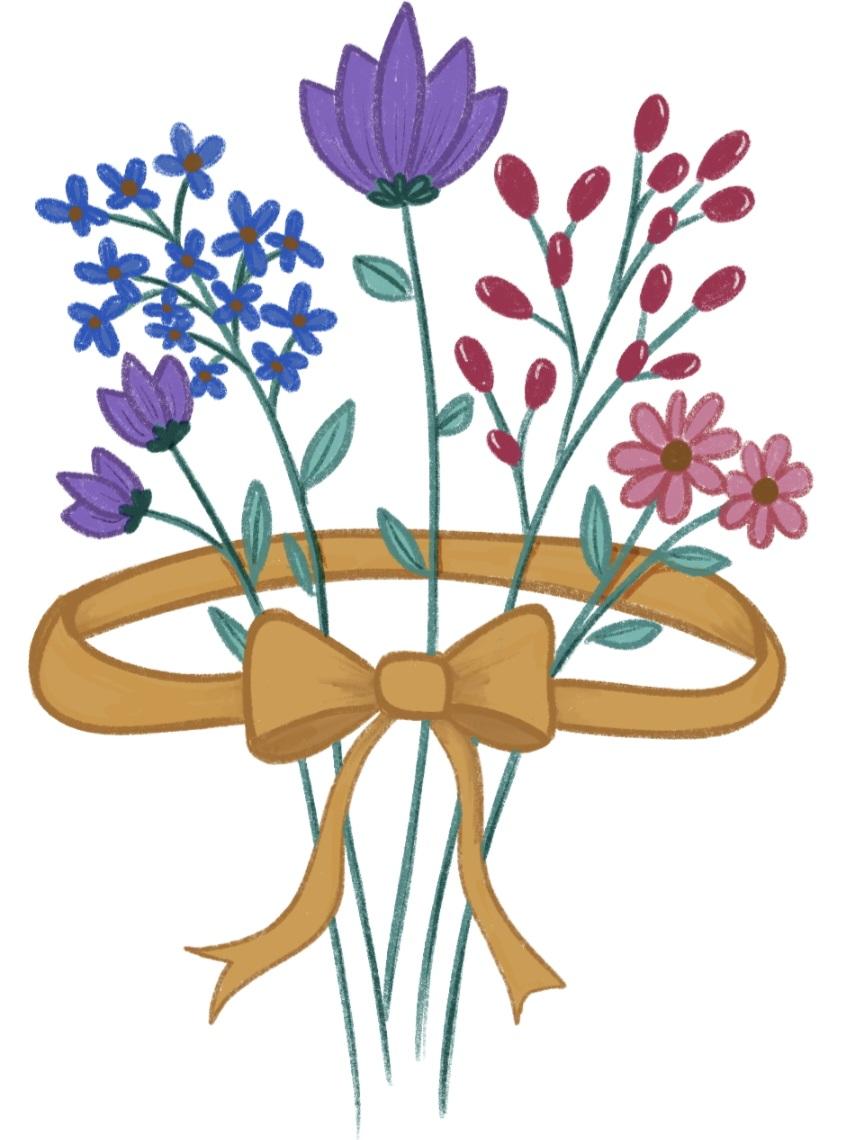 Ribbons and Flowers - image 2 - student project