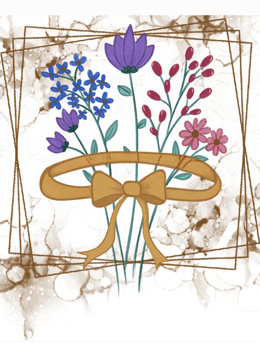 Ribbons and Flowers - image 1 - student project