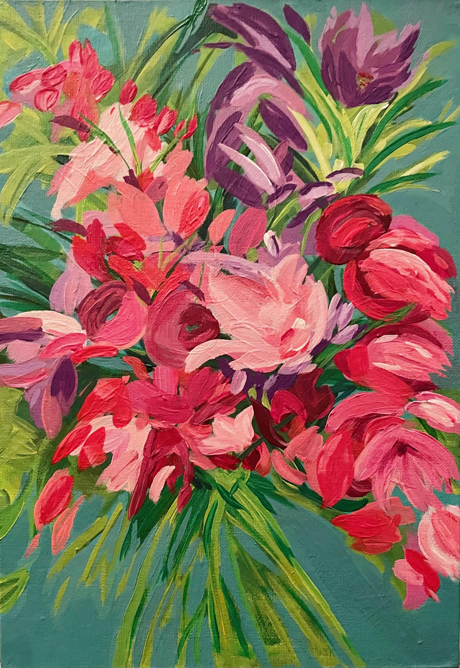 My Loose Floral Bouquet - image 2 - student project