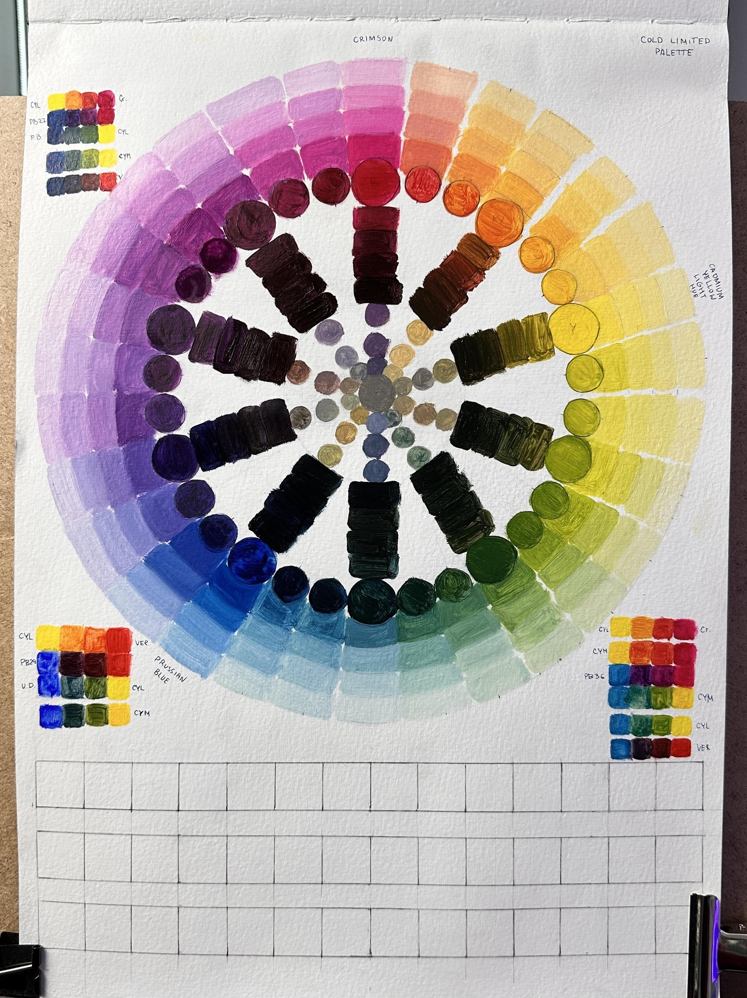 Colour wheel - cold - image 1 - student project