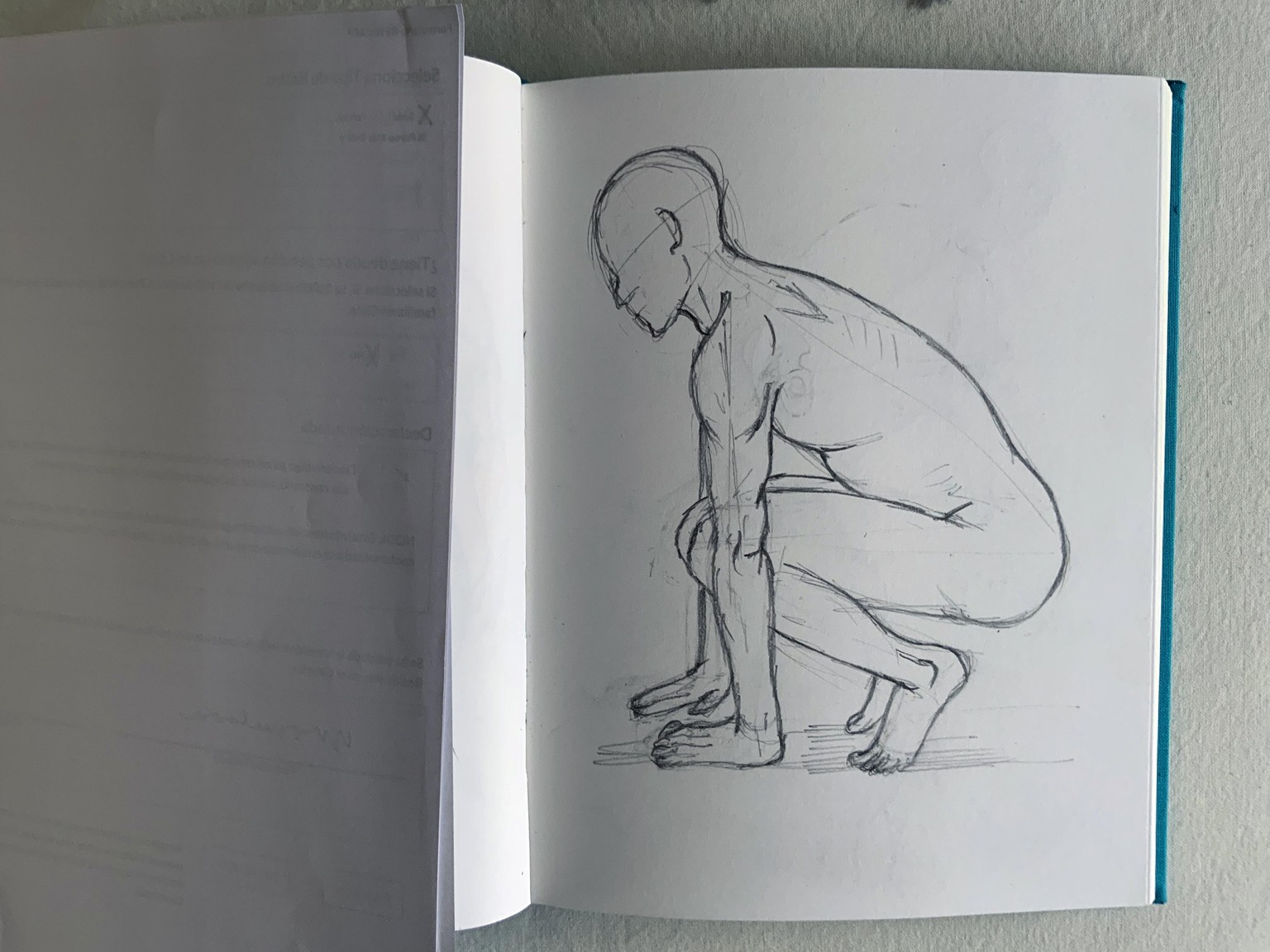 Sketches: 3 exercises- human anatomy - image 4 - student project