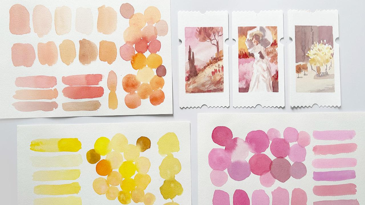 Mixing Watercolor Pastels - image 1 - student project