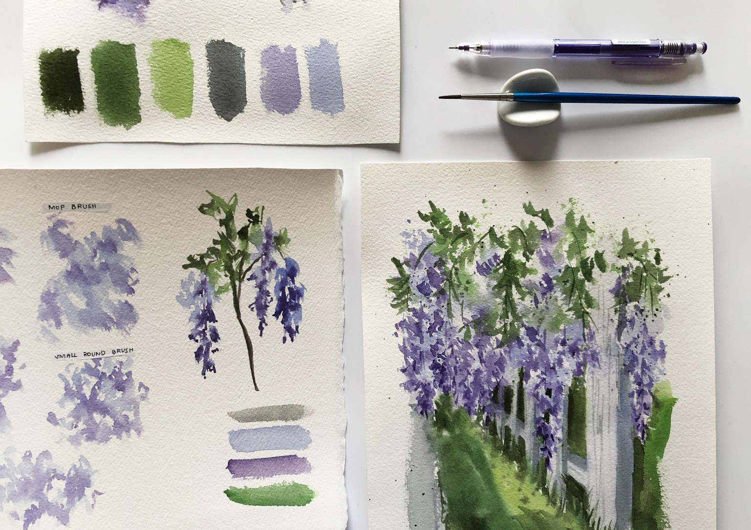 Wisteria by the Fence - image 1 - student project