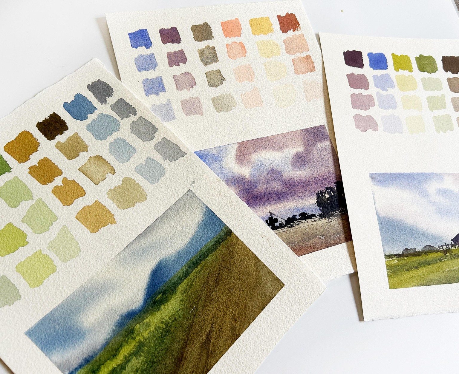 Limited Palette Landscape Painting - image 1 - student project