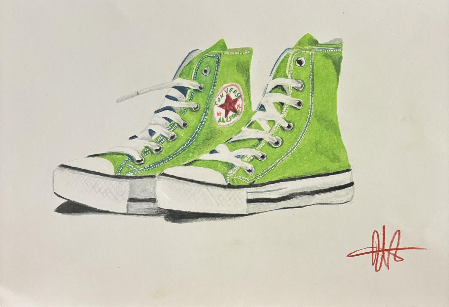 Colored pencils drawing - image 1 - student project