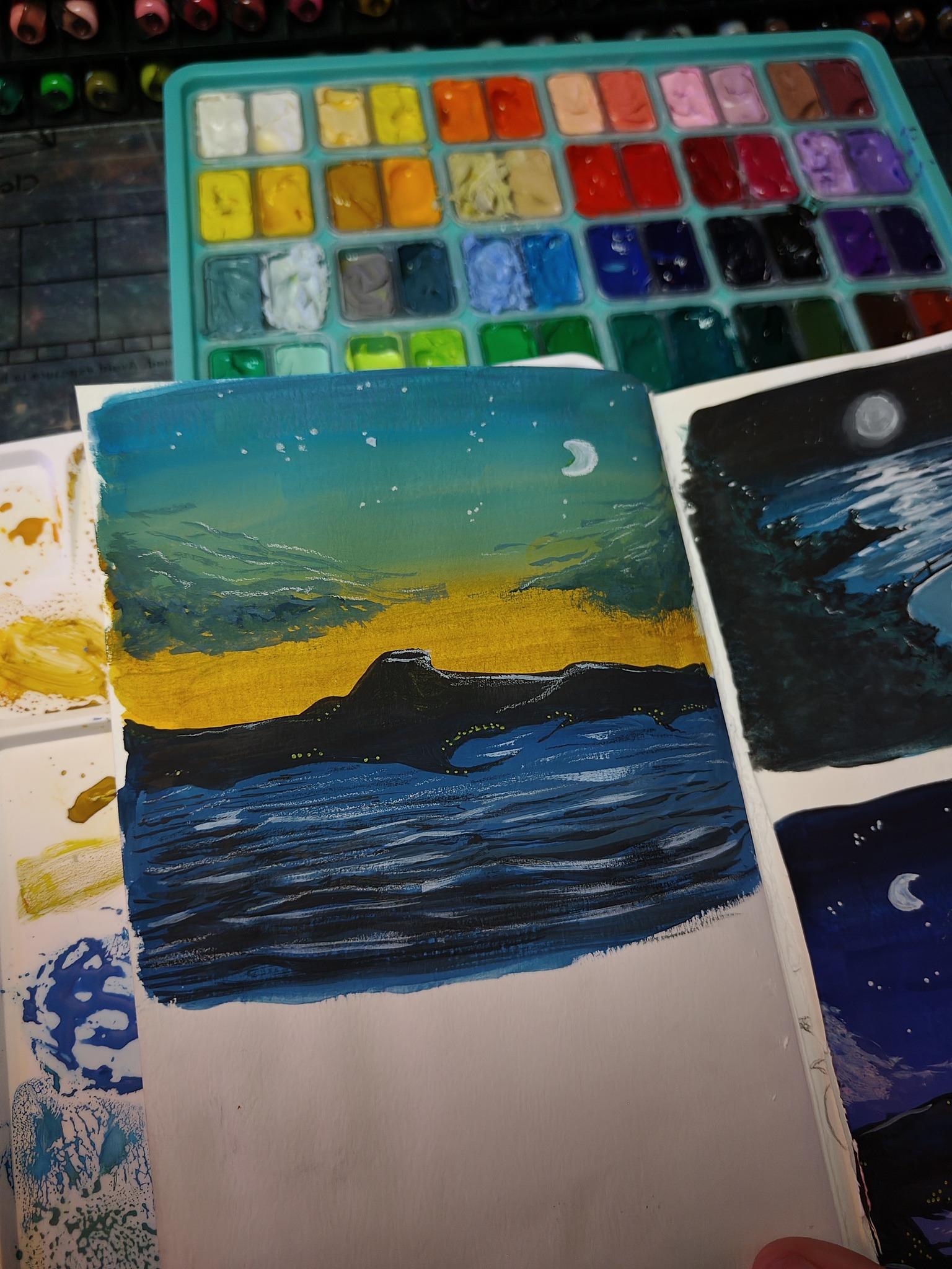First time using Gouache - image 3 - student project