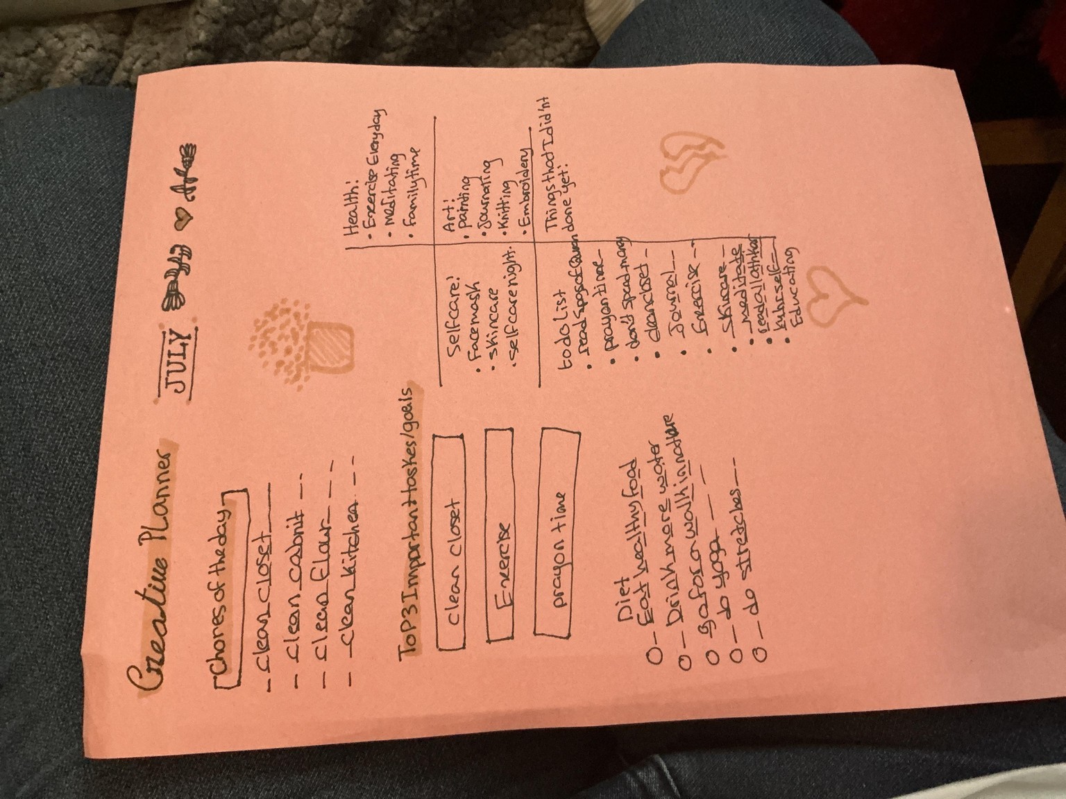 Daily planner - image 1 - student project