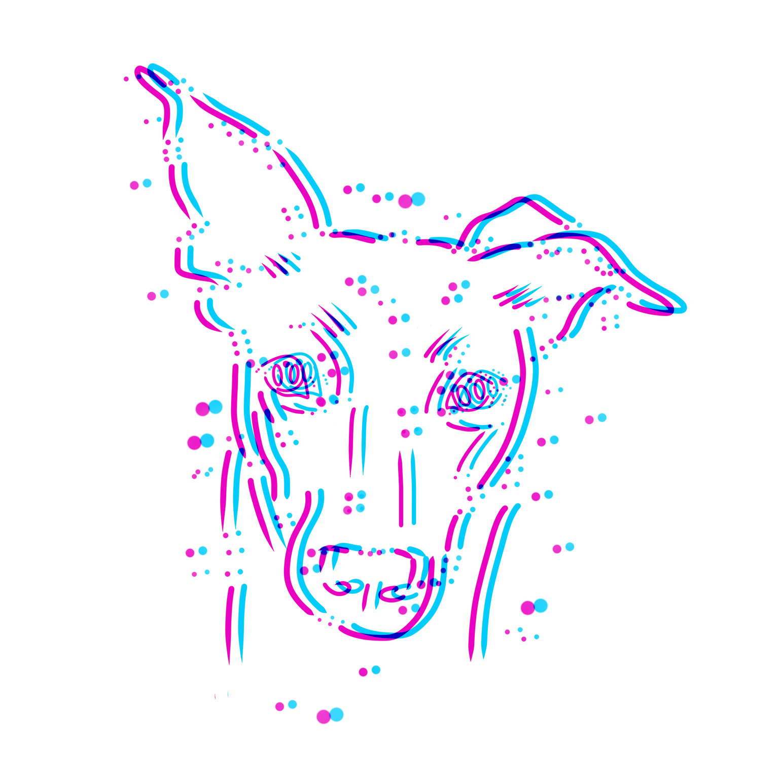 Pet portrait of Drift - image 1 - student project
