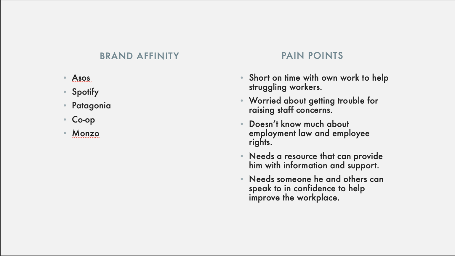 User Persona - Trade Union - image 5 - student project