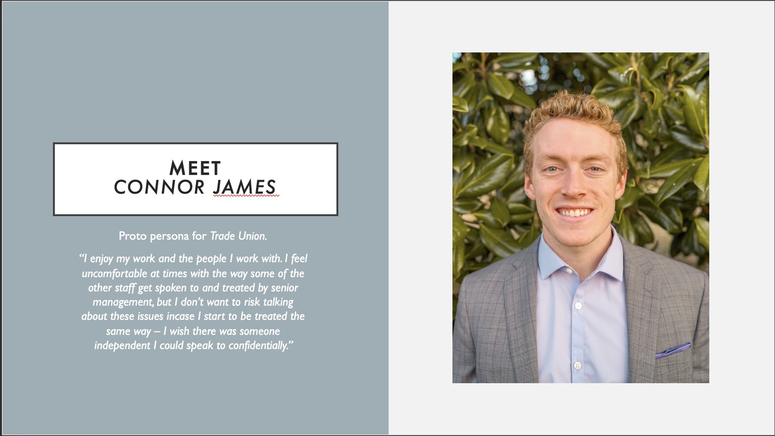 User Persona - Trade Union - image 3 - student project