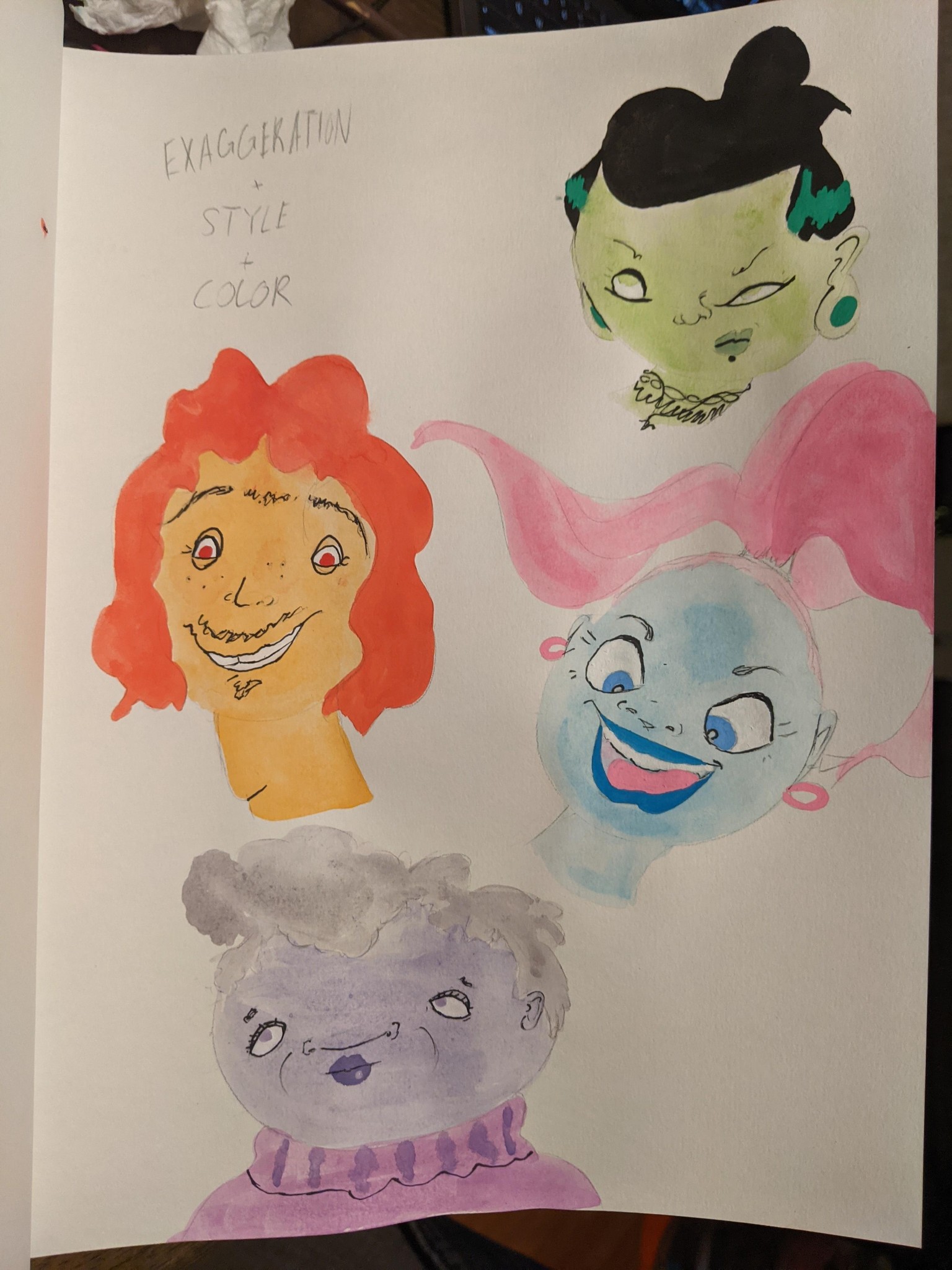Draw Exaggerated Faces with Style - image 7 - student project