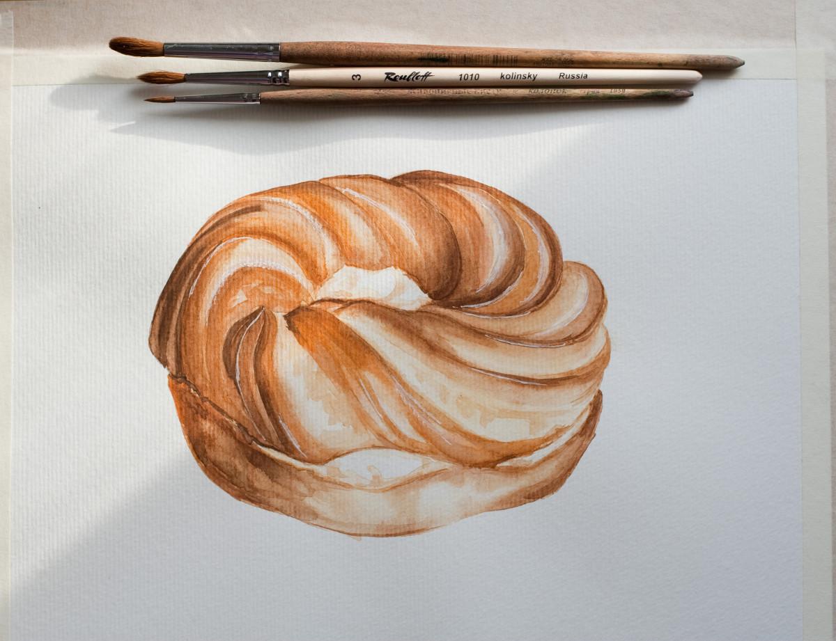One Month with Watercolor & Desserts - image 4 - student project