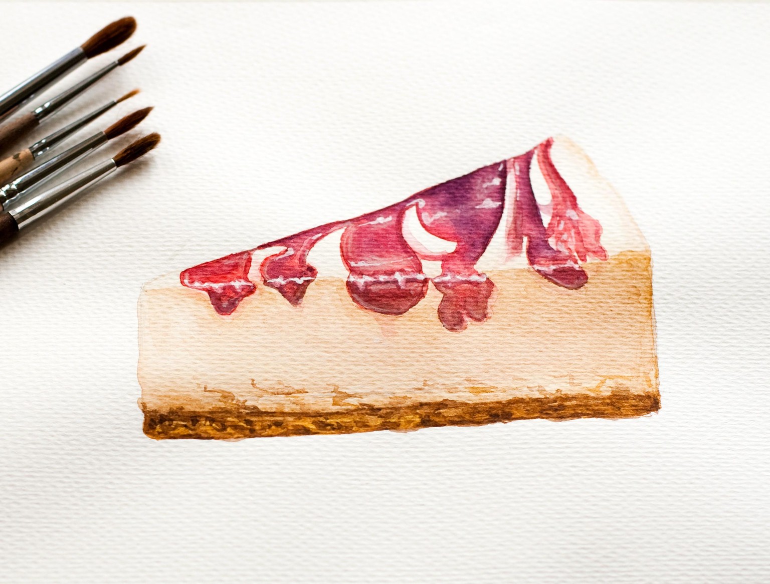 One Month with Watercolor & Desserts - image 6 - student project