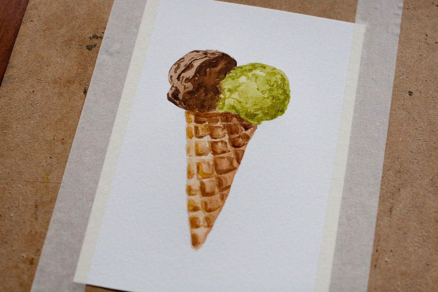One Month with Watercolor & Desserts - image 24 - student project