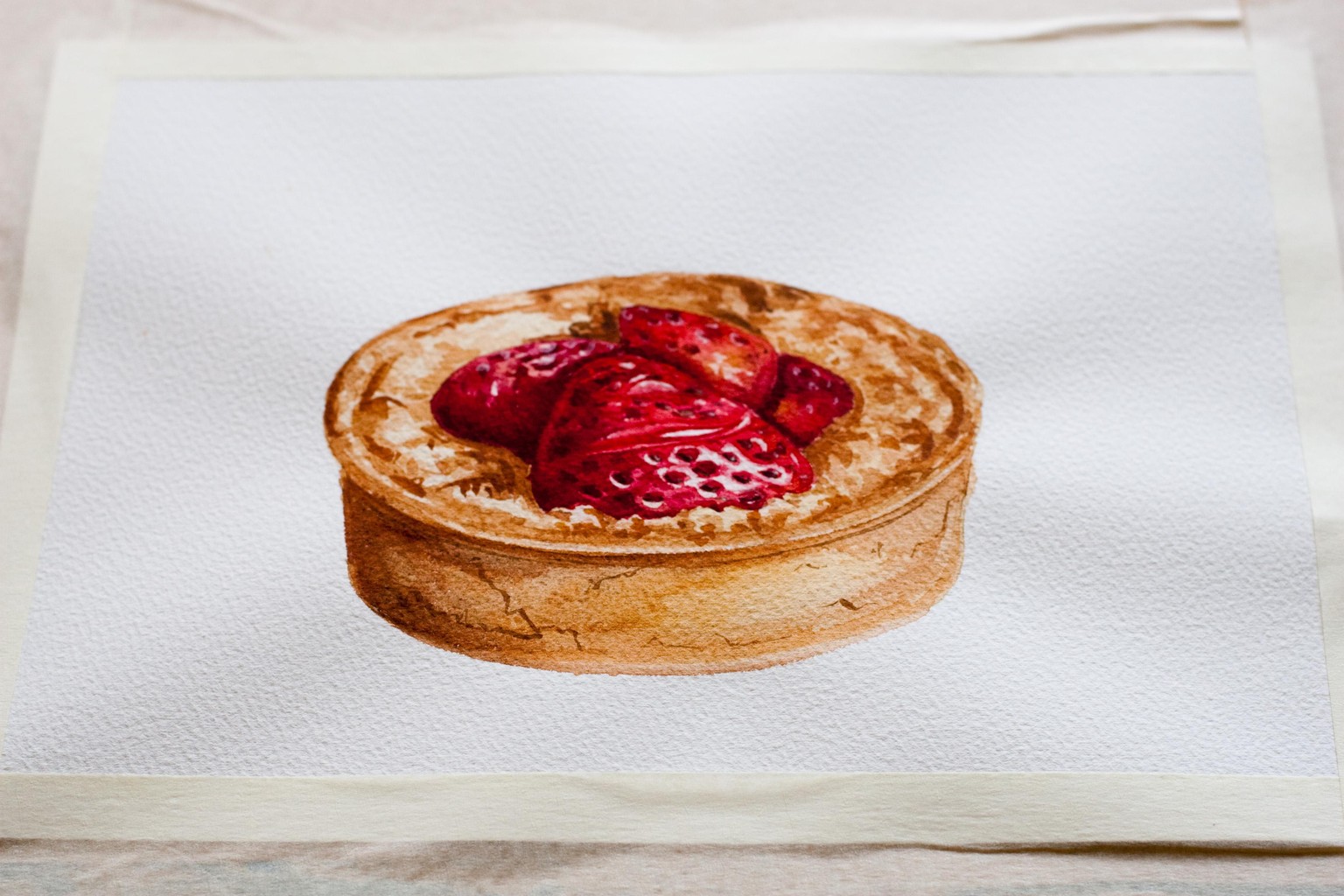 One Month with Watercolor & Desserts - image 10 - student project