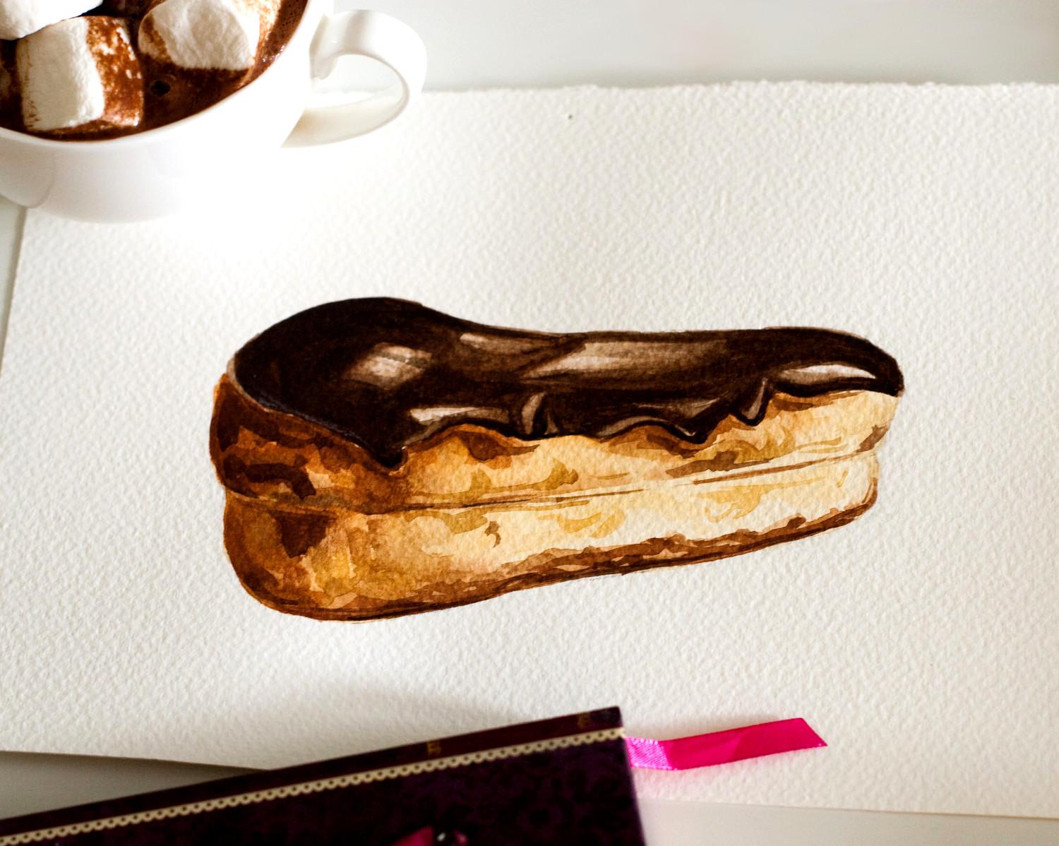 One Month with Watercolor & Desserts - image 9 - student project