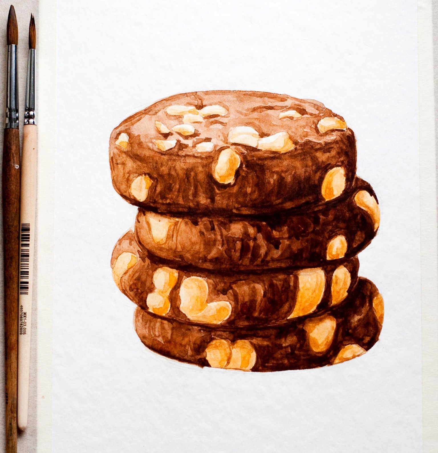 One Month with Watercolor & Desserts - image 7 - student project
