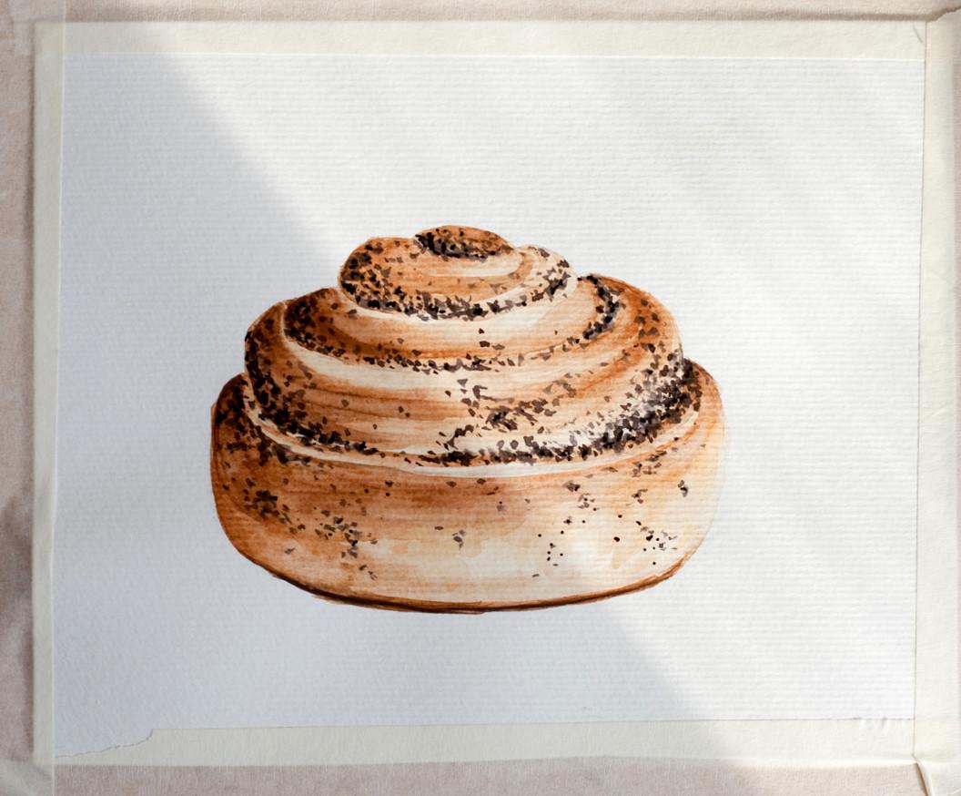 One Month with Watercolor & Desserts - image 3 - student project