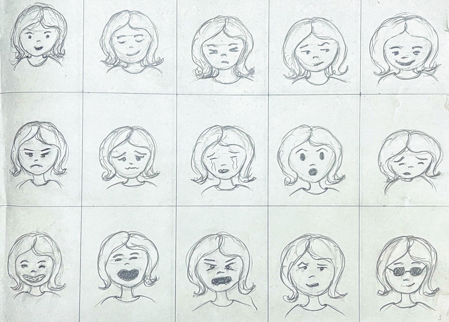 Expression Sheet - image 1 - student project
