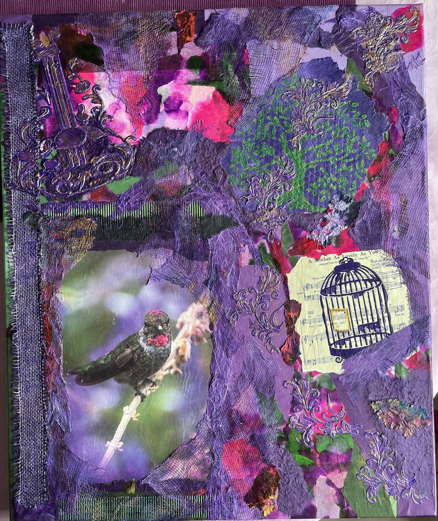 Finished collage- ‘My Hearts Desire’ - image 1 - student project