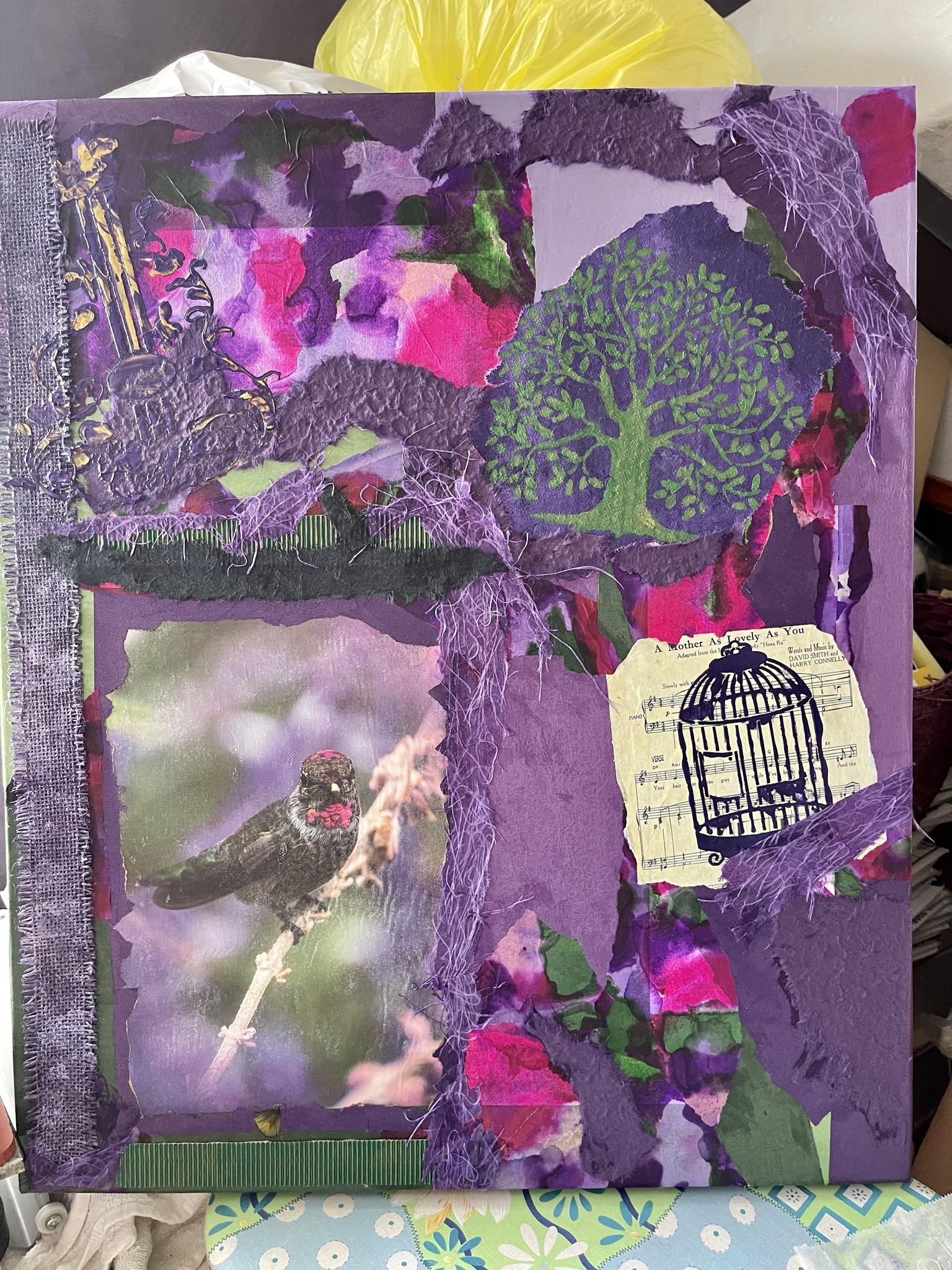 Finished collage- ‘My Hearts Desire’ - image 4 - student project