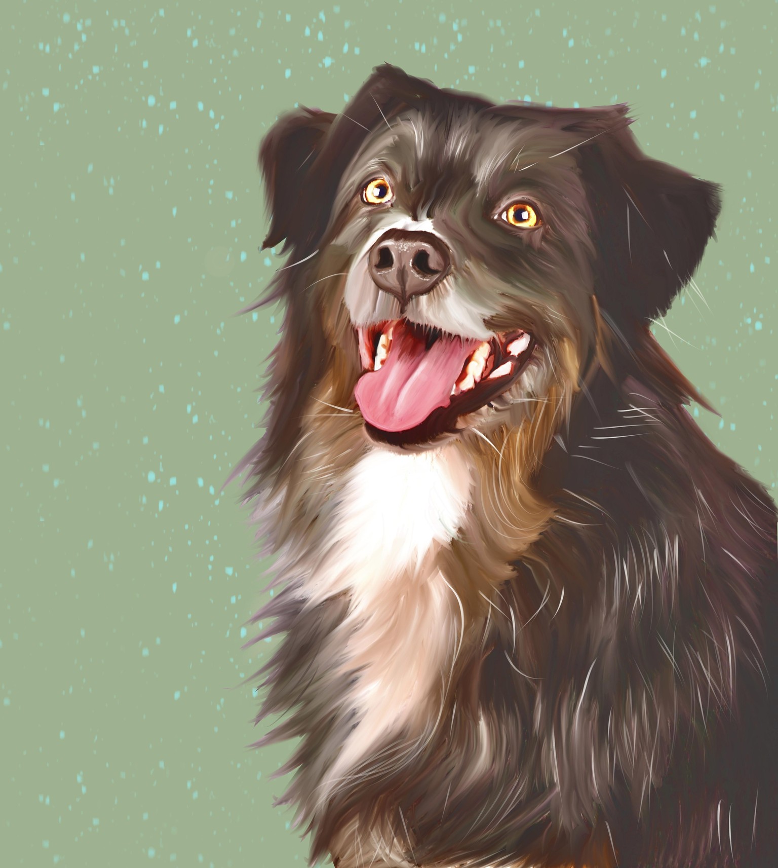 Pet portrait - image 1 - student project