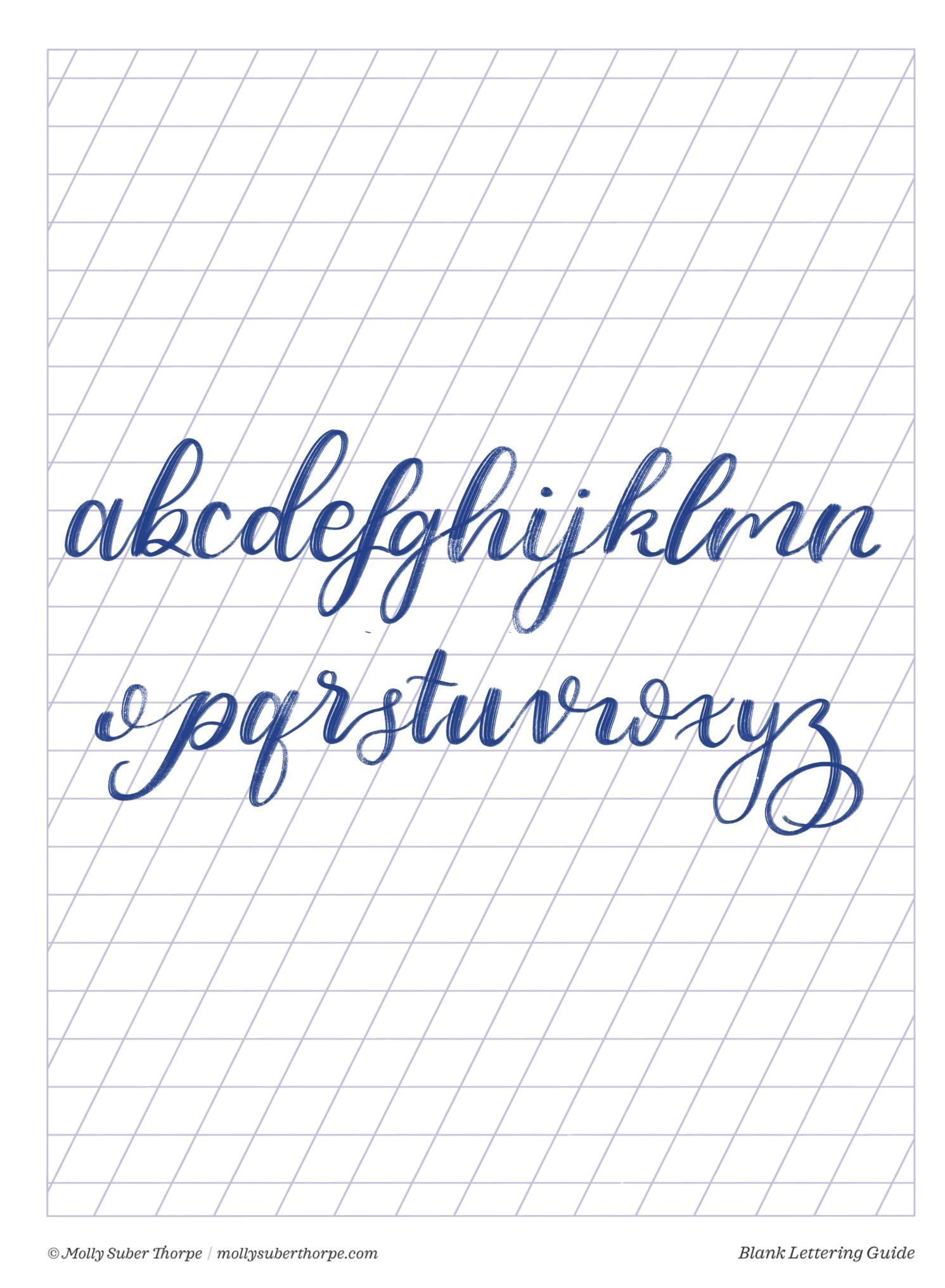 Script lettering - image 3 - student project