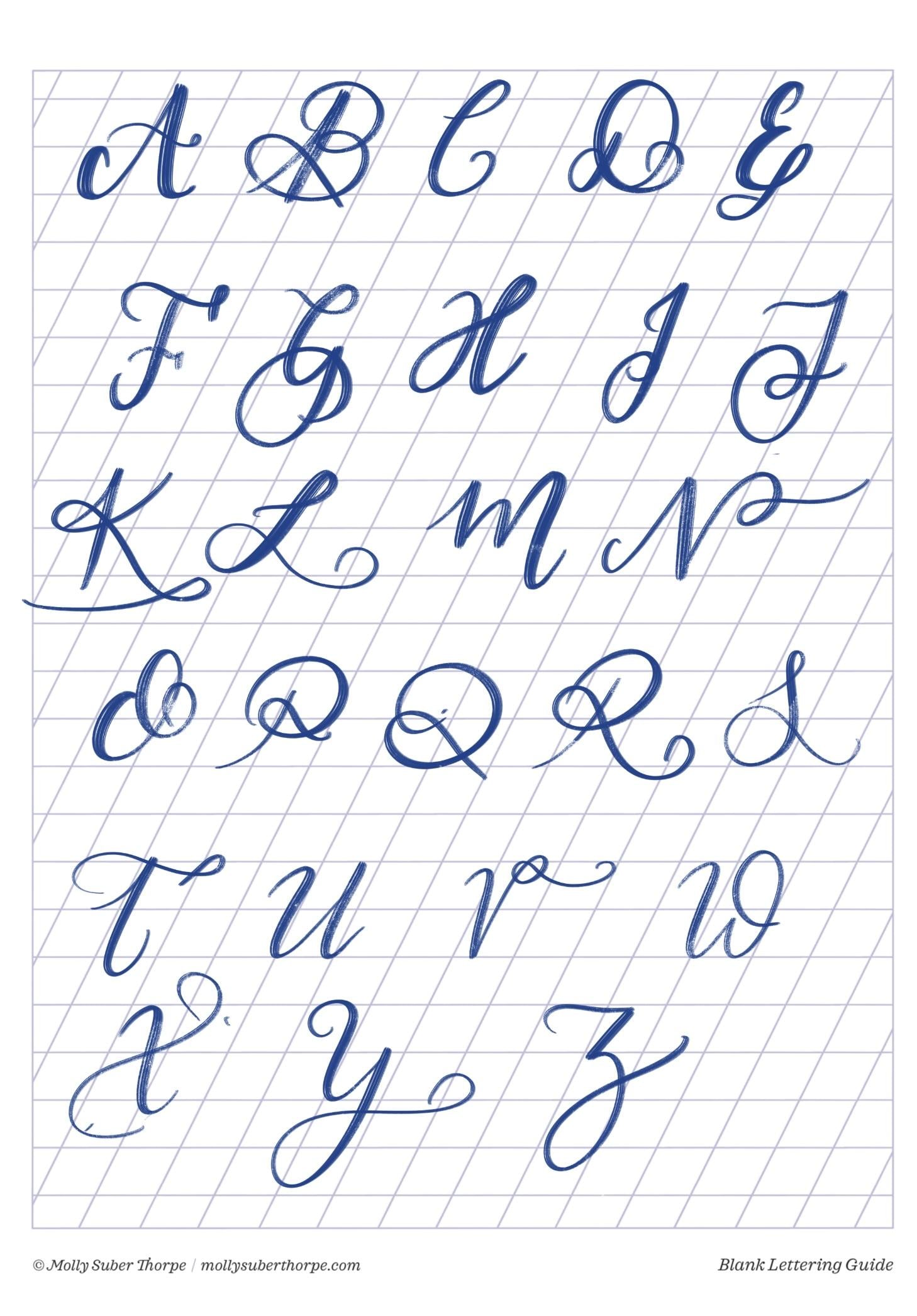 Script lettering - image 2 - student project