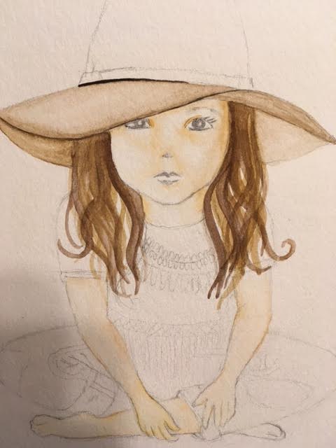 Girl with a hat - image 2 - student project