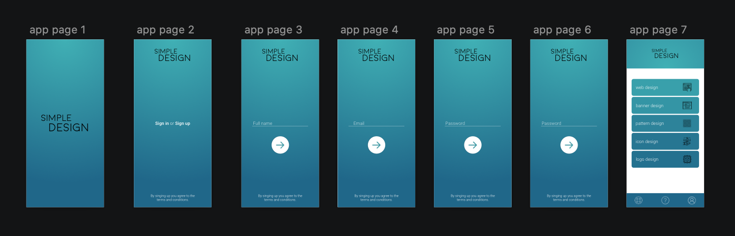 first app with sketch - image 1 - student project