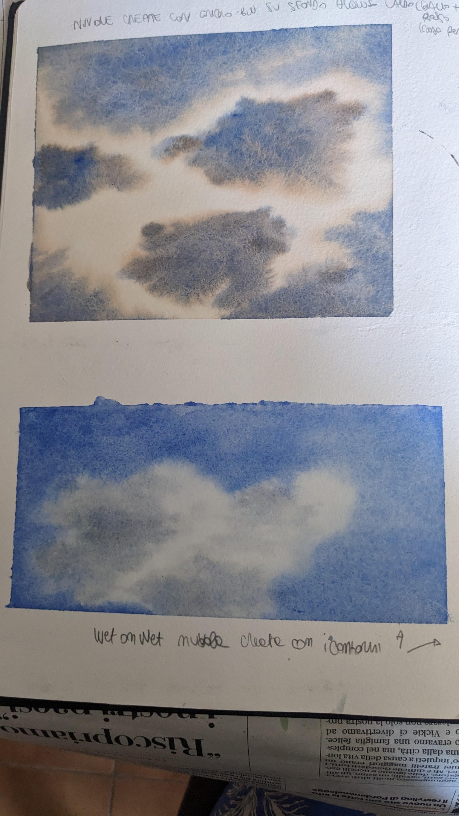 Misty forest & clouds - image 2 - student project