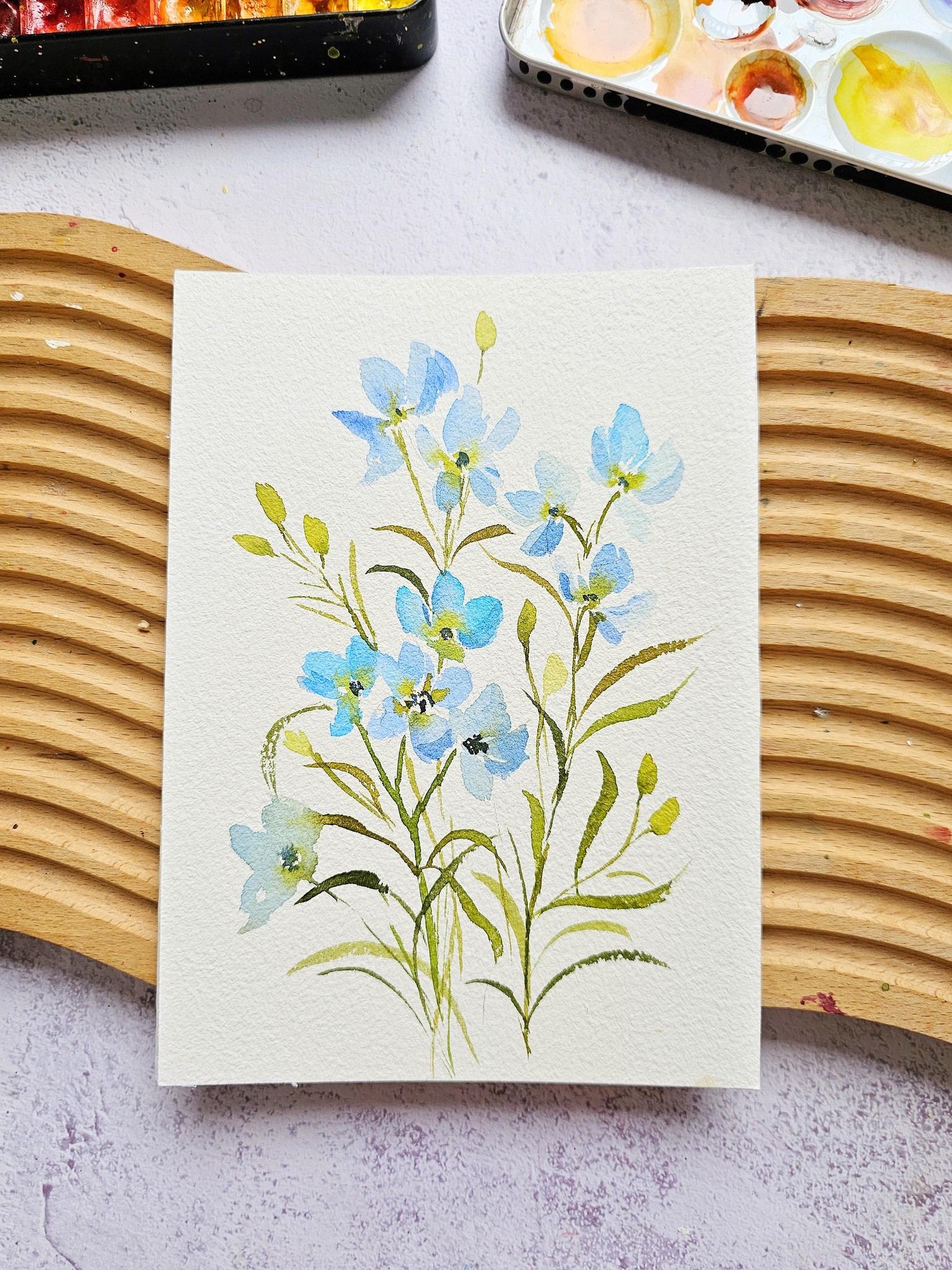 15-Day Watercolor Floral Challenge - image 2 - student project