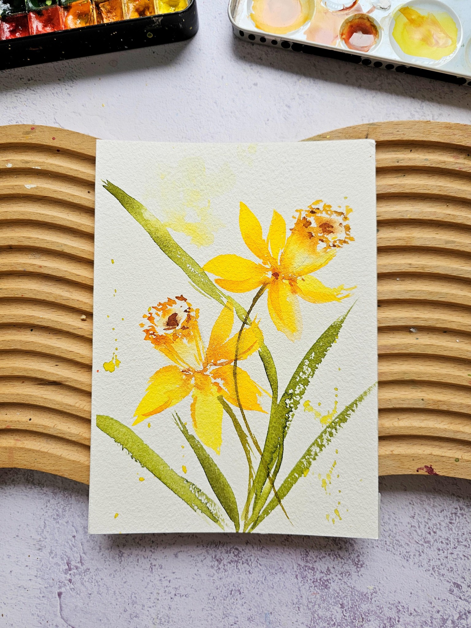 15-Day Watercolor Floral Challenge - image 5 - student project