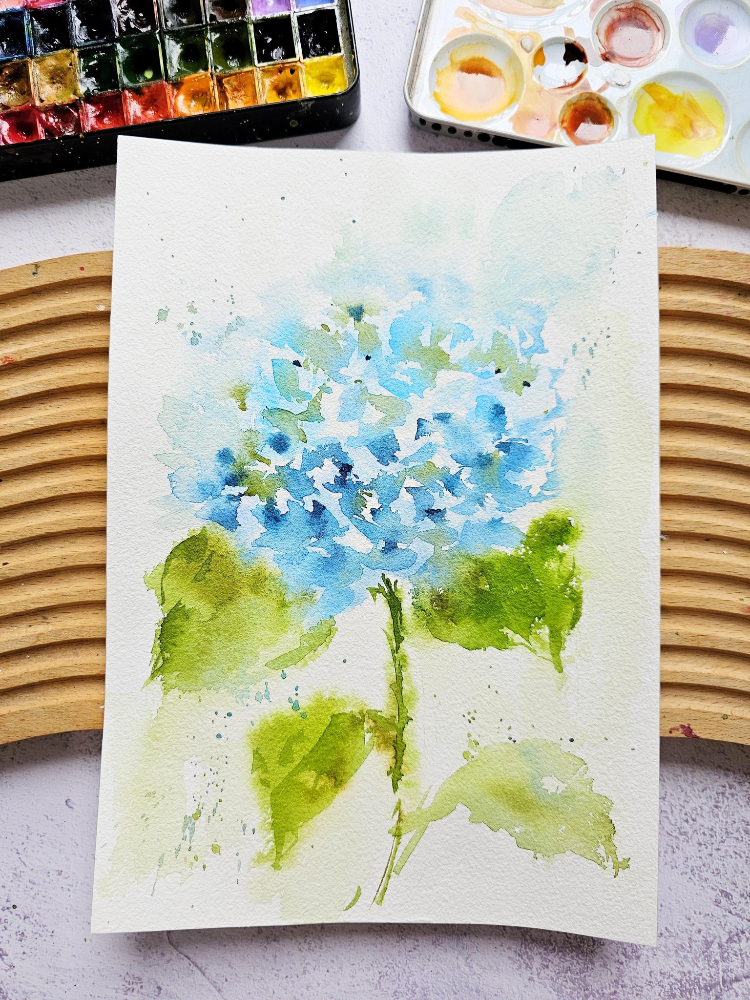 15-Day Watercolor Floral Challenge - image 9 - student project