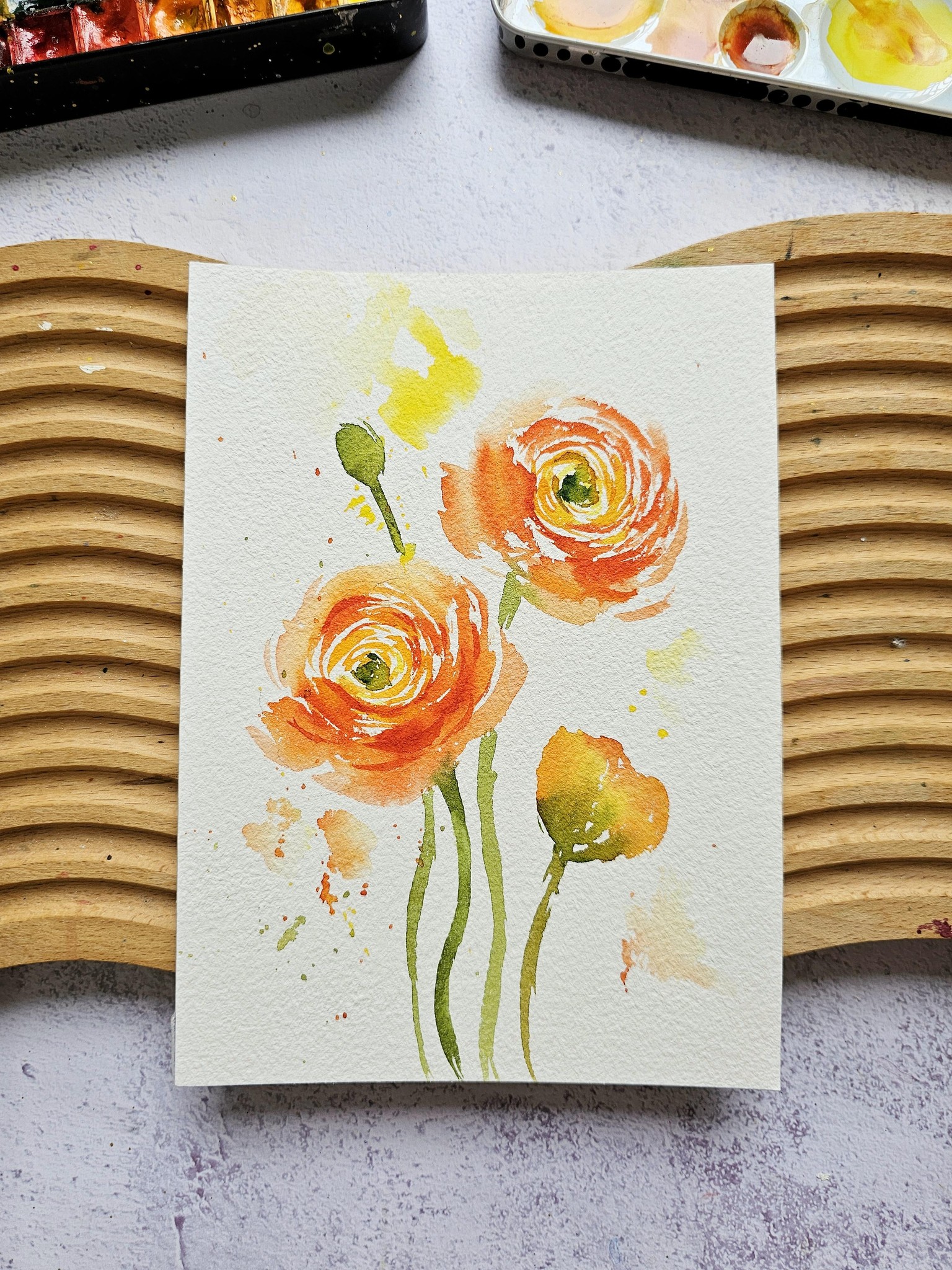 15-Day Watercolor Floral Challenge - image 7 - student project