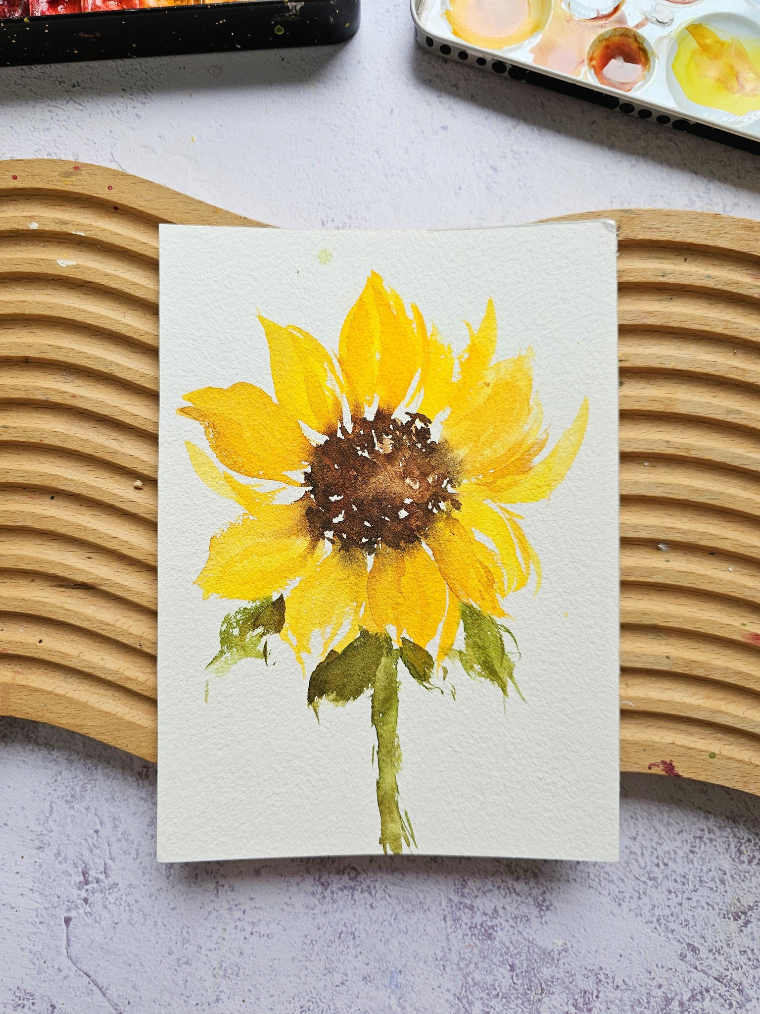 15-Day Watercolor Floral Challenge - image 4 - student project