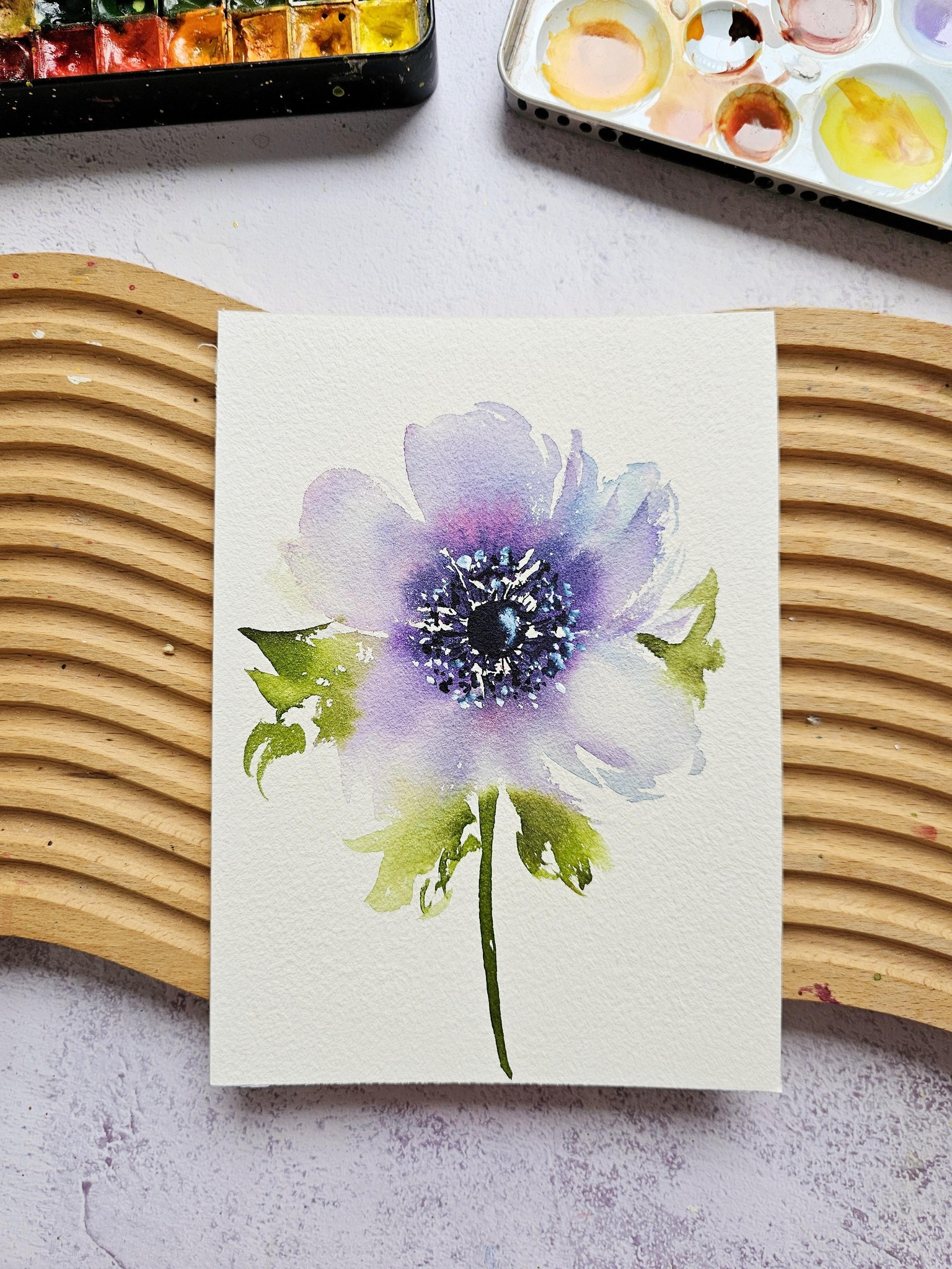 15-Day Watercolor Floral Challenge - image 6 - student project