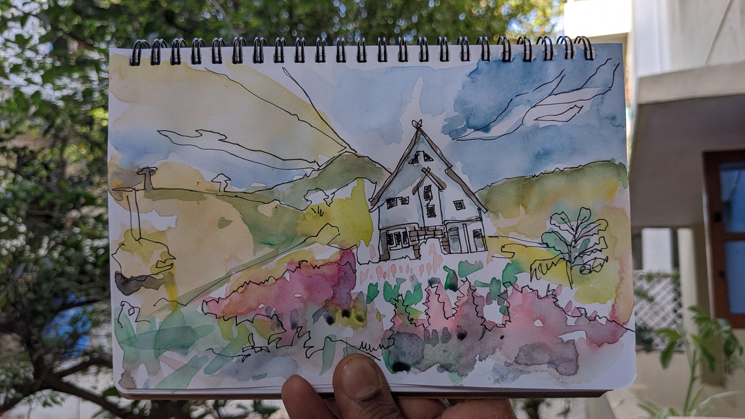 Single line home in scenic setting - image 1 - student project